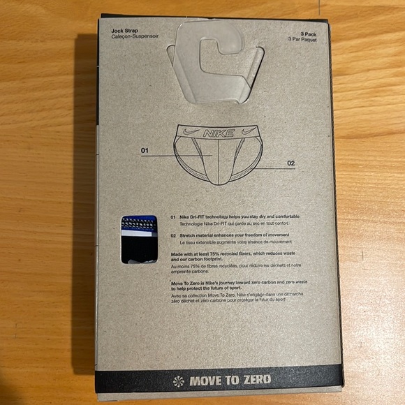 Nike Dri-Fit Essential Microfiber Jock Strap XL - Picture 5 of 7